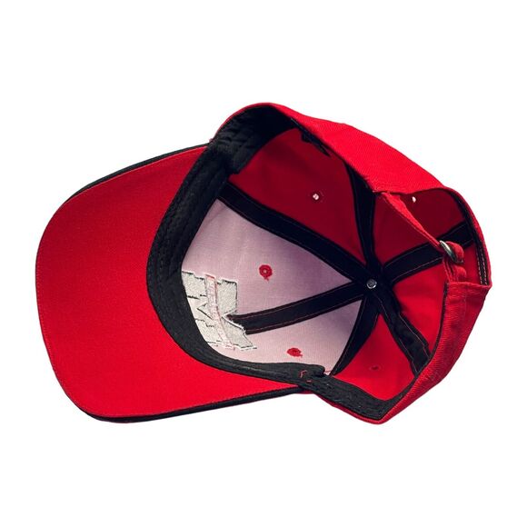 Mansfield Softball Men's One Size Red 100% Cotton Adjustable Fitted Hat/Cap - Picture 5 of 6